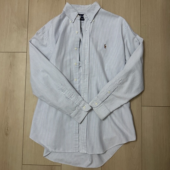 Men’s Ralph Lauren, Yarmouth Fit, Long Sleeve, Striped Dress Shirt - Size 16/33 - Picture 2 of 10